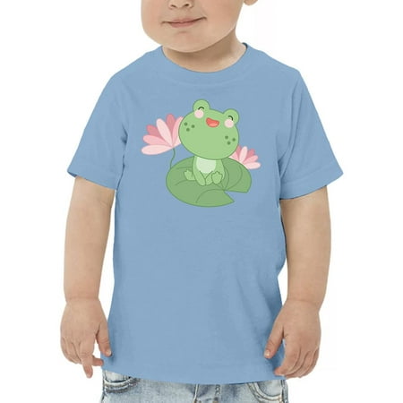 

Cute Frog On A Water Lily Leaf T-Shirt Toddler -Image by Shutterstock 5 Toddler