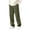 Army Green, variant on Mens Corduroy Workout Sweatpants High Waisted Fashion Walking Solid Color Pants with Pockets Loose Fit Casual Lounge Jogger Trousers