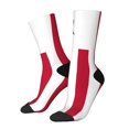 thumbnail image 2 of Women'S Novelty Funny Crew Socks Men'S Flag Of Liberian Design Socks, 2 of 7