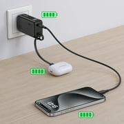 Anker Power Bank, 30W, 5,000mAh, fusion, built-in usb-c cable