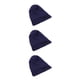 thumbnail image 3 of Qarigey Sombreros de invierno Skullies Beanie Turbantes Satén forrado Underscarf Caps Espesar Ajustable Hijab Hair Headwear Wrap azul marino Type1 NO1, 3 of 6