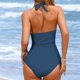 thumbnail image 5 of WILLBEST Traje de Baño Mujer Manga Larga Traje de Baño de Playa de Color Sólido Primavera/Verano Para Mujer, 5 of 7