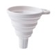 thumbnail image 3 of Embudo de silicona plegable de grado alimenticio para el llenado de botellas y transferencia de polvo. Blanco, 3 of 9