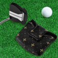 thumbnail image 5 of Haosy Luxury Gold Stars Dot Golf Mallet Putter Cover Strong Magnetic Leather Golf Club Headcover Closure, 5 of 7