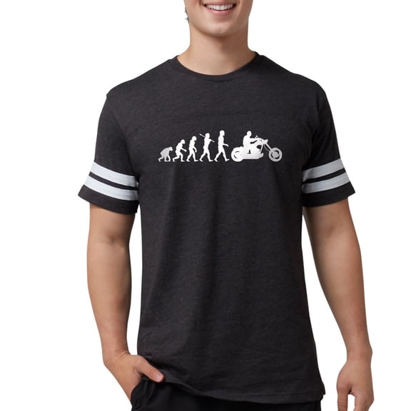 CafePress - Biker T Shirt - Mens Football Shirt