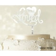 thumbnail image 1 of Loved Wedding Cake Topper Personalized Initial Name Cake Topper Cake Decoration Option Available 6-7 Inches Wide, 1 of 1