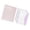 Pink, variant on Clear Plastic Insert Pocket Folders Refillable Pages Durability Binders For School Organization