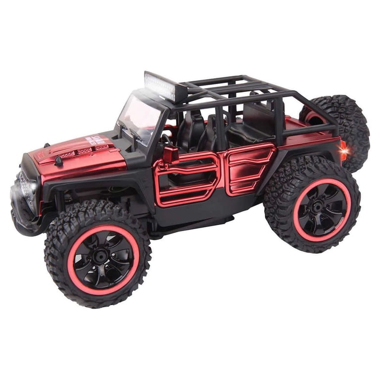 Power Craze (1:24) Safari Racer Battery RC Car, Blue Buggy
