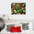 thumbnail image 5 of PRATYUS  Canvas Wall Art Fruit and Vegetable Ingredients Picture Dining Room Canvas Painting for Home Wall Decor, Vegetable Framed Artwork for Kitchen Restaurant Decoration Ready to Hang, 5 of 5