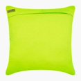 thumbnail image 3 of Lime Pillow Cover, 14x14 inch Textured Pintucks Solid Color Square Faux Suede Pillow Case, Modern Lime Wind Folds, 3 of 5