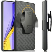 Samsung Galaxy A71 5G UW [Verizon Only] Case Belt Clip - Rome Tech Shell Holster Combo Cover - Black