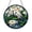 Acrylic 3.5 Inch, variant on Blue Heron Stained Glass Suncatcher, Water Lily Theme Window Decor, Nature-Inspired Wildlife Art, Perfect Gift for Bird Lovers