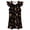 F12-Black, variant on FYDUU Kids Halloween Dresses Girls Nightgowns Flutter Sleeve Cartoon Print Pajamas Dress Casual Nightgown Soft Princess Nightdress Sleepwear 3-4 Years