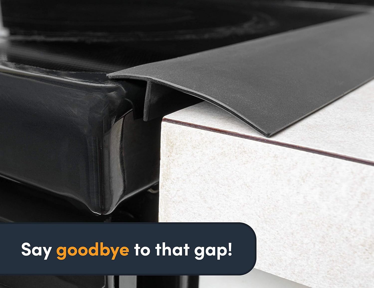 25 Inches Linda’s Essentials Silicone Stove Gap Covers 2 Pack - Heat Resistant Stove Gap Filler - Non-Slip Gap Covers Between Stove and Counter - Easy to Clean Stove Gap Guard