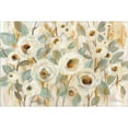 thumbnail image 2 of Great Art Now White Gold and Sage Floral by Silvia Vassileva, Framed Wall Art, 32.5W x 24.5H, 2 of 2