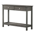 thumbnail image 3 of Furniture of America Manac 2-Drawer Console Table, Gray, 3 of 5