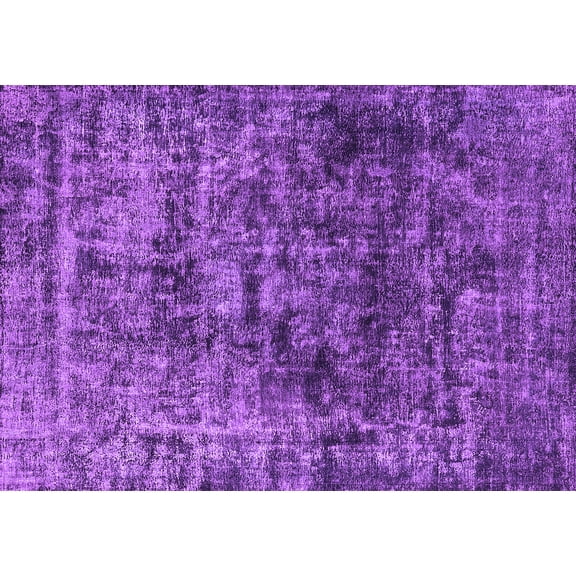 Ahgly Company Indoor Rectangle Oriental Purple Industrial Area Rugs, 5' x 7'