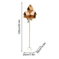 thumbnail image 3 of Zmeidao Metal Bird House with Poles - Outdoor Metal Bird House Stake Bird House, DIY Detachable Parts Stand for Patio Backyard Garden Outside Decoration for Birdhouse Lovers, 3 of 6