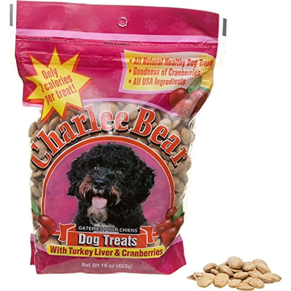 Charlee Bear Dog Treat, 16Ounce, Liver/Cran