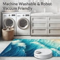 thumbnail image 5 of ODIKA 6'x9' Machine Washable Non-Slip Area Rug, Beach Themed Nautical High Traffic Rug, Blue, 2964, 5 of 7