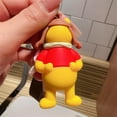 thumbnail image 6 of 2Pcs Winnie the pooh Theme 3D Silicone Charm， Cartoon Keychain ，Bag Pendant Accessories., 6 of 6