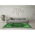 thumbnail image 3 of Ahgly Company Indoor Rectangle Medallion Emerald Green Traditional Area Rugs, 2' x 4', 3 of 4