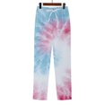 thumbnail image 4 of Bovemsi Womens Pants Women's Spring And Summer Casual 3D Printed Back Pocket Cotton Linen Tie Dye Loose Travel Pants, 4 of 9