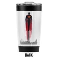 thumbnail image 2 of Superman Man Of Steel Red Streak Stainless Steel Tumbler 20 oz Coffee Travel Mug/Cup, Vacuum Insulated & Double Wall with Leakproof Sliding Lid | Great for Hot Drinks and Cold Beverages, 2 of 7