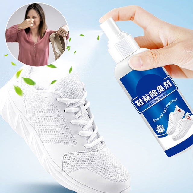 ddioayh Shoe Deodorizer Spray 100ml Effective Odor Eliminator for Shoes Socks Sneakers and Shoe Cabinet Portable Travel Size