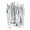 Silver, variant on Professional Flat Metal Styling Bobby Pins in Storage Case - 40pc Pack