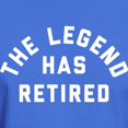 thumbnail image 3 of CafePress - The Legend Has Retired Dark T Shirt - Men's Classic Graphic Cotton T-Shirt, 3 of 4