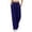 *1-Navy, variant on Women's Y2K Drawstring Wide Leg Pants,Cotton-Linen Lightweight Trousers For Women,Ladies Summer Work Sweatpants with Pockets,Black,S-2XL