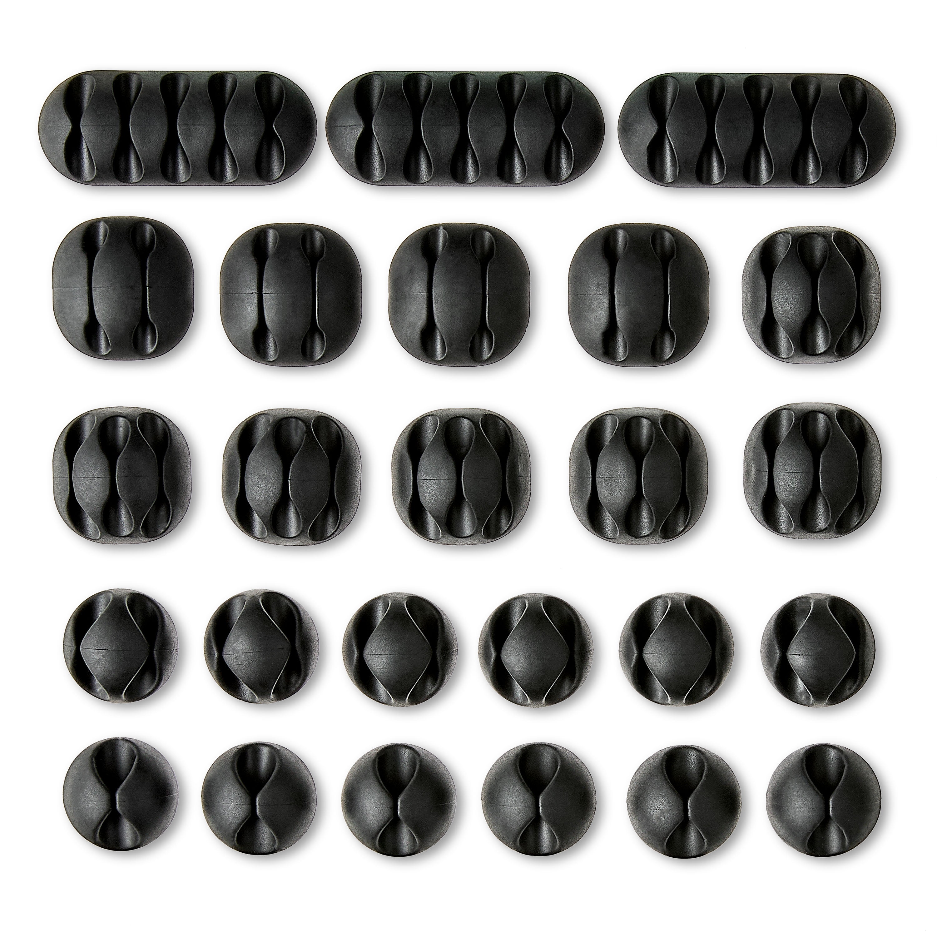 Hyper Tough Multipurpose Cord Routers 25 Count