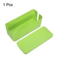 thumbnail image 3 of Uxcell Cable Management Box PP Cord Organizer Box w Tie to Hide Wires & Power Strips for Home Middle Green, 3 of 6