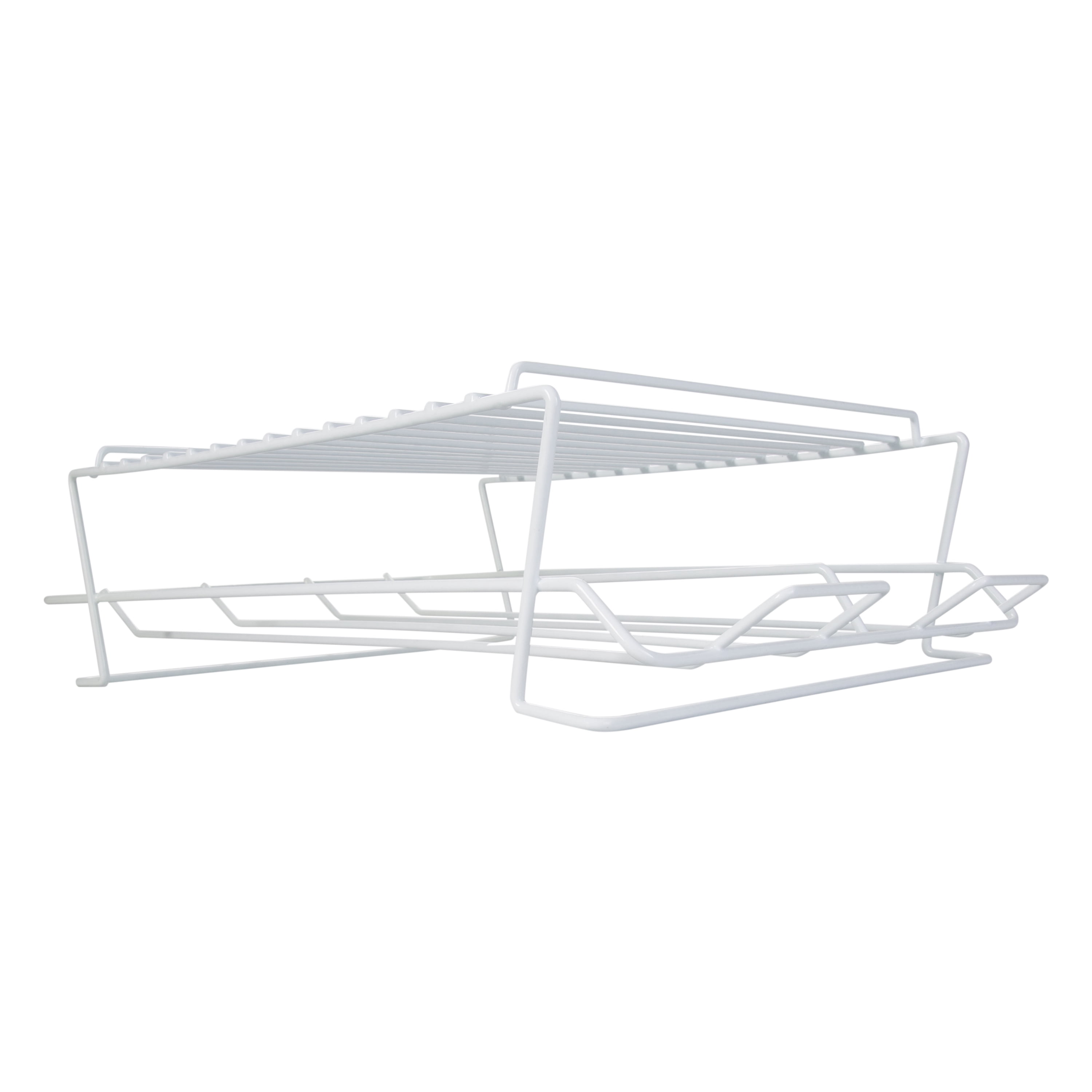Kitchen Details Double Wide Iron Beverage Can Dispenser Organizing Rack