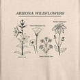 thumbnail image 3 of Instant Message - Arizona Wildflowers - Women's Lightweight French Terry Long Sleeve Shirt, 3 of 6