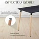 thumbnail image 5 of Mesa Rectangular Comedor Minimalista Estilo Nordico Moderna negro 6.49 pulg Pido Todo SO-MM1-01, 5 of 6