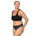thumbnail image 2 of fresh collection by Fruit of the Loom Women's Cotton Tank Bralette and Thong Set, 2 of 8