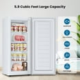 thumbnail image 5 of KNDKO 5.9 Cu.ft Upright Freezer, Mini Stand up Freezer with Adjustable Thermostat for Home/Office/Dorms/Apartment, 5 of 12