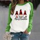 thumbnail image 2 of Sudaderas Divertidas Gibobby Blusa Informal de Manga Larga Cuello Redondo Verde XL, 2 of 4