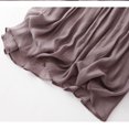 thumbnail image 4 of Women's Linen Long Skirt Summer Elasticized High Waist Bohemian Long Skirt Vintage Elasticized High Waist Pleated A-Line Flared Halter Skirt Ndbuld ,Purple,L, 4 of 5