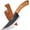 Knife 2, variant on 1PC Hand Forged Meat Boning Knife, High Carbon Steel Full Tang Cleaver with Wood Handle, Ultra Sharp Kitchen Butcher Knife with Sheath