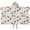 Tractor and Trains, variant on Tractor and Harvesters Cream Pattern Teens Hooded Bath Towel Wrap for Ages 3 To 12,Quick Dry Lightweight Soft Microfiber Bath Beach Pool,60"x35"