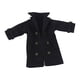 thumbnail image 1 of Figura de acción de hombre a escala 1:12, ropa en miniatura, chaqueta larga de moda, gabardina Negro, 1 of 9