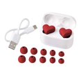 thumbnail image 3 of Auriculares inalámbricos Emparejamiento automático Cancelación de ruido para correr Conducir Fitness Rojo Hugo Auriculares deportivos, 3 of 10