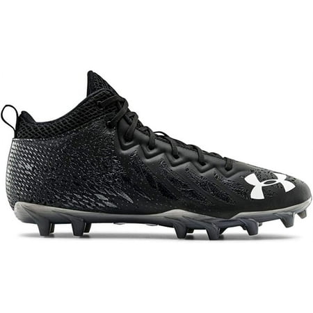3022667 Under Armour Men Spotlight Select Mid Mc Cleats Black 001 Size 9
