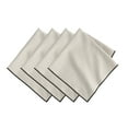 thumbnail image 4 of Elrene Villeroy and Boch Manufacture Rock Merrow Stitch Cotton Napkin, Set of 4 White, 4 of 5
