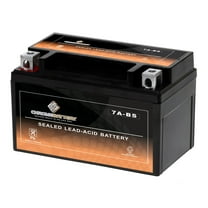 Chrome Battery YTX7A-BS (7A-BS 12 Volt,6 Ah, 100 CCA) Scooter Battery for Kymco People 150 150cc 09
