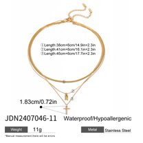 Stainless Steel Birthstone Necklace – Minimalist Zirconia Pendant for Each Month, Personalized Clavicle Jewelry for Women