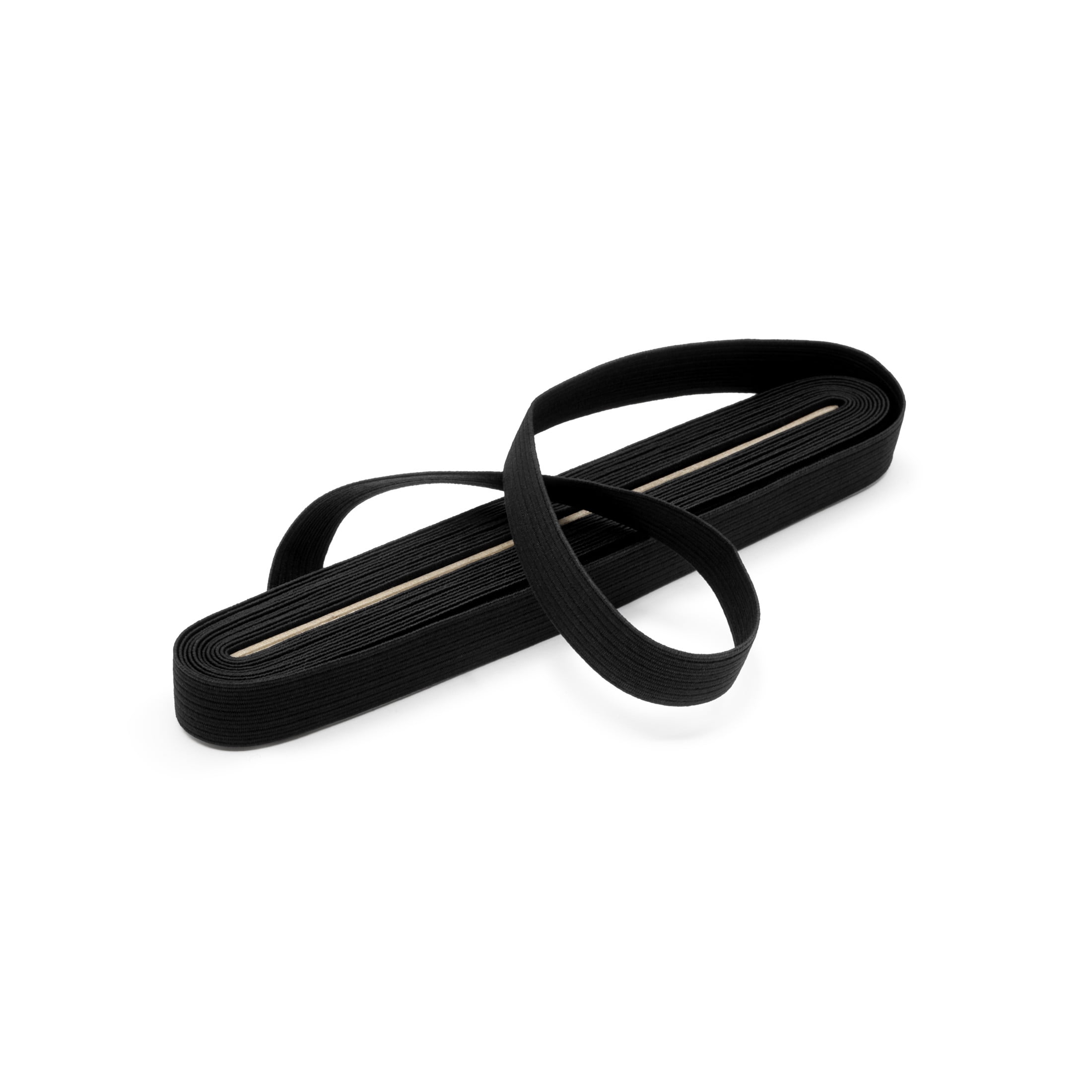 (4 pack) Dritz Sewing & Crafting 1/2" Black Braided Elastic, 4-1/2 yd